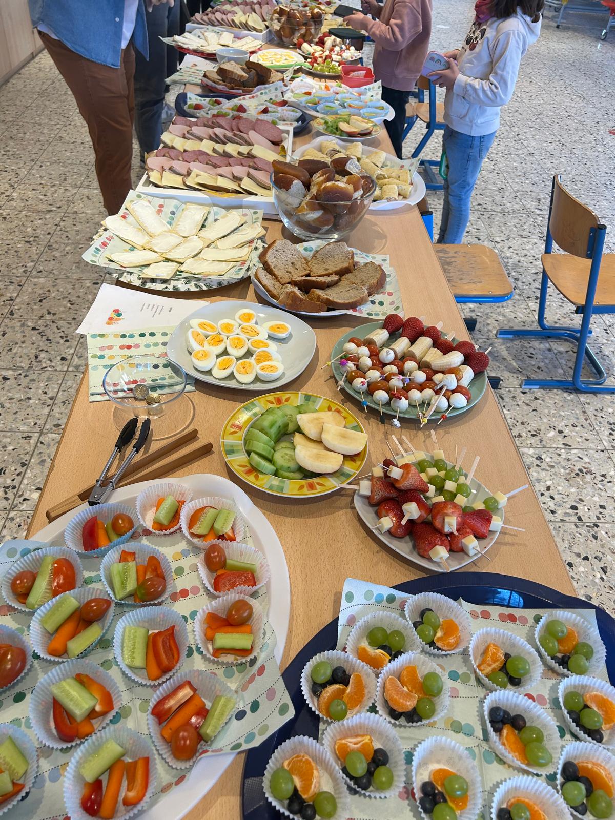 Gesundes Frühstück an der Grundschule Bissendorf in der Wedemark
